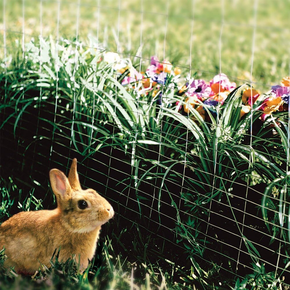 YARDGARD 308374A Garden Rabbit Fence 28 Inch x 25 Foot, Silver