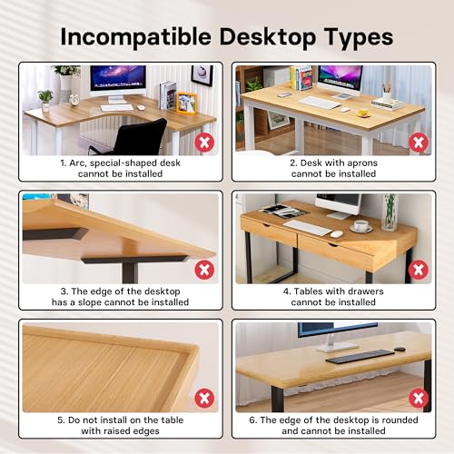 BONTEC Keyboard Tray Under Desk, Pull Out Keyboard & Mouse Tray with C-clamp, 25.6 Excluding Clamps (30 Including Clamps) x 11.8 Inch Steady Slide-Out Computer Drawer for Typing, Dark Black