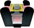 Brybelly Automatic Card Shuffler 6 Deck - Battery Operated Card Shuffler for Standard-Size Cards - Single Button Operate