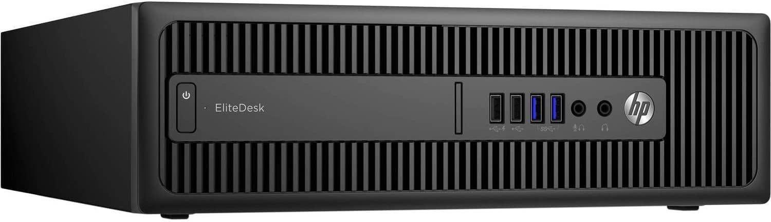 HP EliteDesk Desktop Computer PC, Intel Core i5 4th Gen Processor, 8GB RAM, 500GB HDD, MTG New 20 inch LED Monitor, RGB Speaker and Keyboard Mouse, WiFi Windows 10 Pro 64-Bit (Renewed)