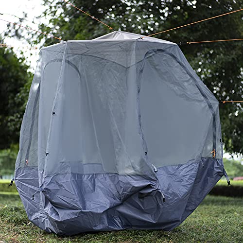 Hewolf Waterproof Instant Camping Tent - 2/3/4 Person Easy Quick Setup Dome Family Tents for Camping,Double Layer Flysheet Can be Used as Pop up Sun Shade