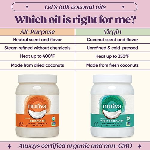 Nutiva Organic, Unrefined, Virgin Coconut Oil, 54-ounce