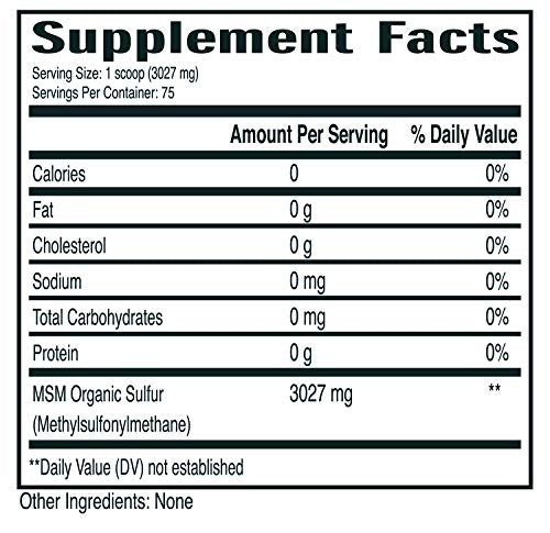 MSM Organic Sulfur Crystals by No Boundaries Health and Wellness – All-Natural, Premium Health Supplement: 99.9% Pure MSM – Benefits: Joint Pain, Allergies, Skin, Hair & Nail Health – No Fillers