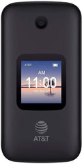 Alcatel SMARTFLIP 4052R | 4G LTE | 4GB Flip-Phone | Bluetooth, WiFi, Big Buttons | Carrier locked to AT&T. Phone is not unlocked - Volcano Black