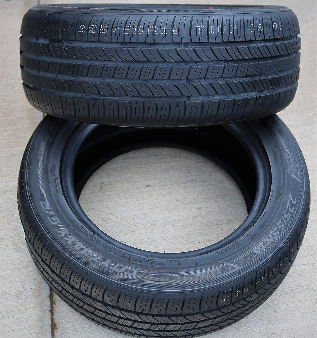 Set of 4 (FOUR) Landspider Citytraxx G/P All-Season Passenger Car Performance Radial Tires-225/55R16 225/55/16 225/55-16 99V Load Range XL 4-Ply BSW Black Side Wall UTQG 560AA