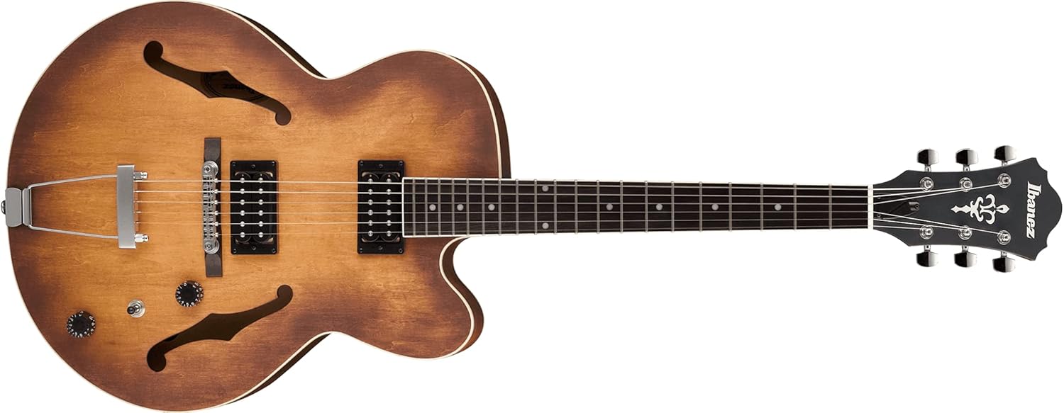 Ibanez Artcore AF55 Hollowbody Electric Guitar - Tobacco Flat