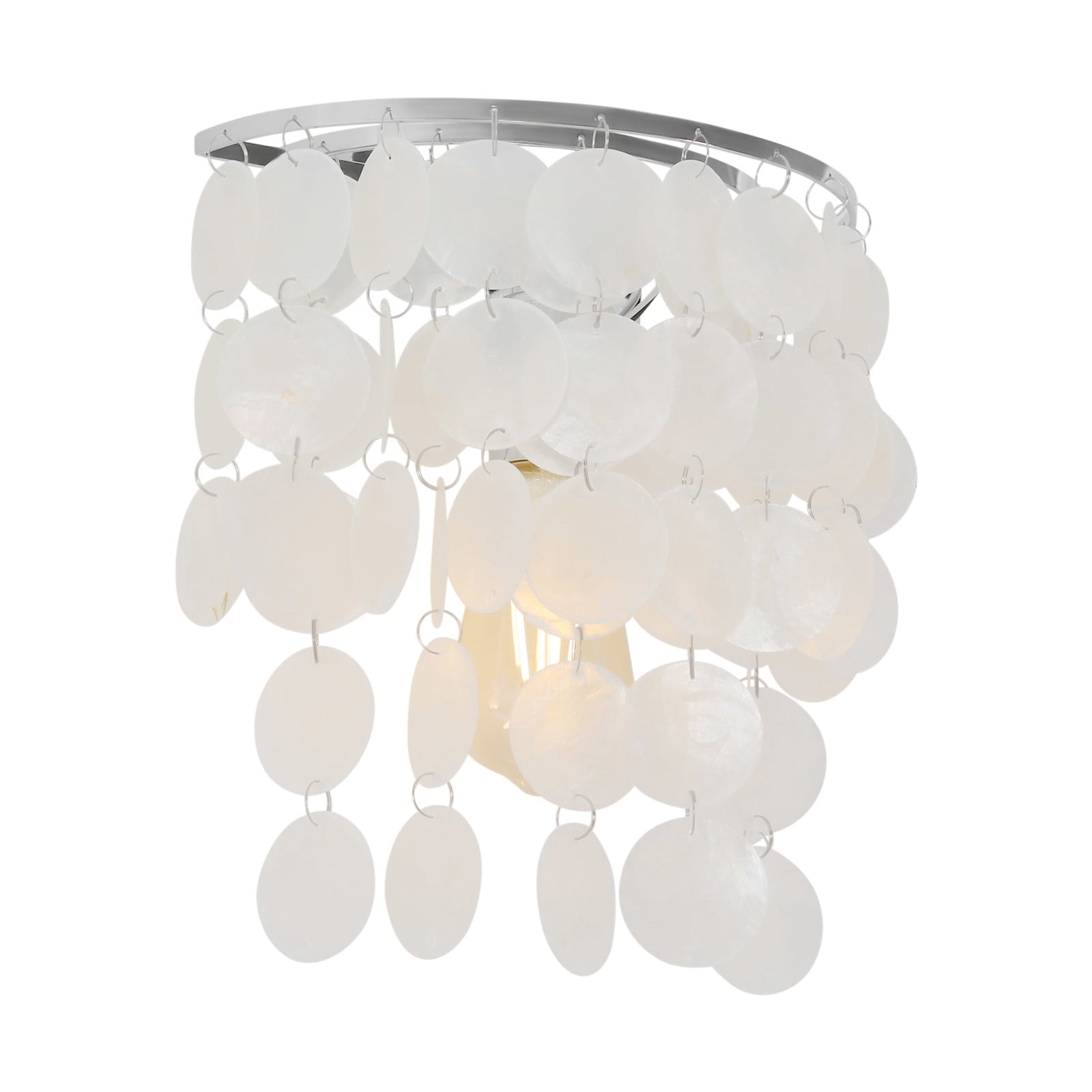 Modern Dimmable Design Wall Mount Semi-cylinder Lighting Fixture Silver Wall Sconce for Living Rooms
