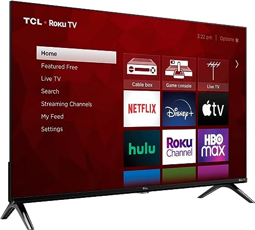 TCL 32-Inch Class 3-Series Full HD 1080p LED Smart TV with Dual-band WiFi Works with Popular Voice Assistants 32S357 (Renewed)