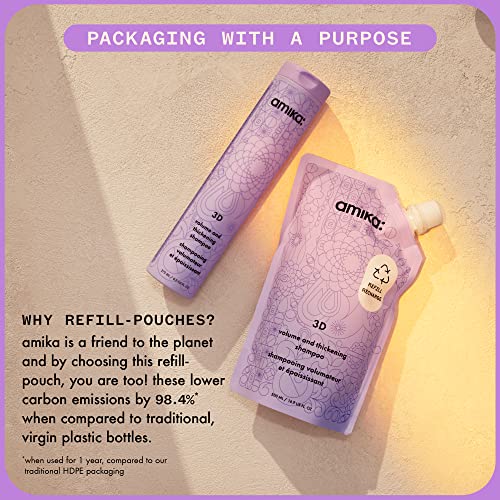 amika 3D volume & thickening shampoo