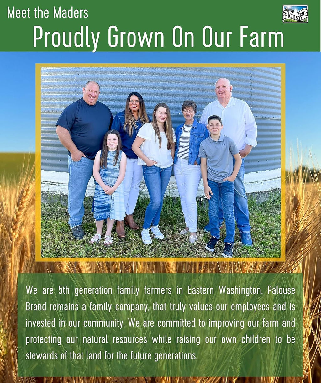 Hard Red Spring Wheat Berries | 25 LBS | Emergency Food Storage Bucket | Non-GMO | Grown on Our Family Farm | Bulk