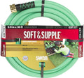 Swan Products SNSS58050 Soft & Supple Easy Coil Water Hose with Crush Proof Couplings 50' x 5/8", Green