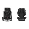 Evenflo Maestro Sport Harness Highback Booster Car Seat, 22 to 110 Lbs., Granite Gray, Polyester & GoTime LX Booster Car Seat (Chardon Black)