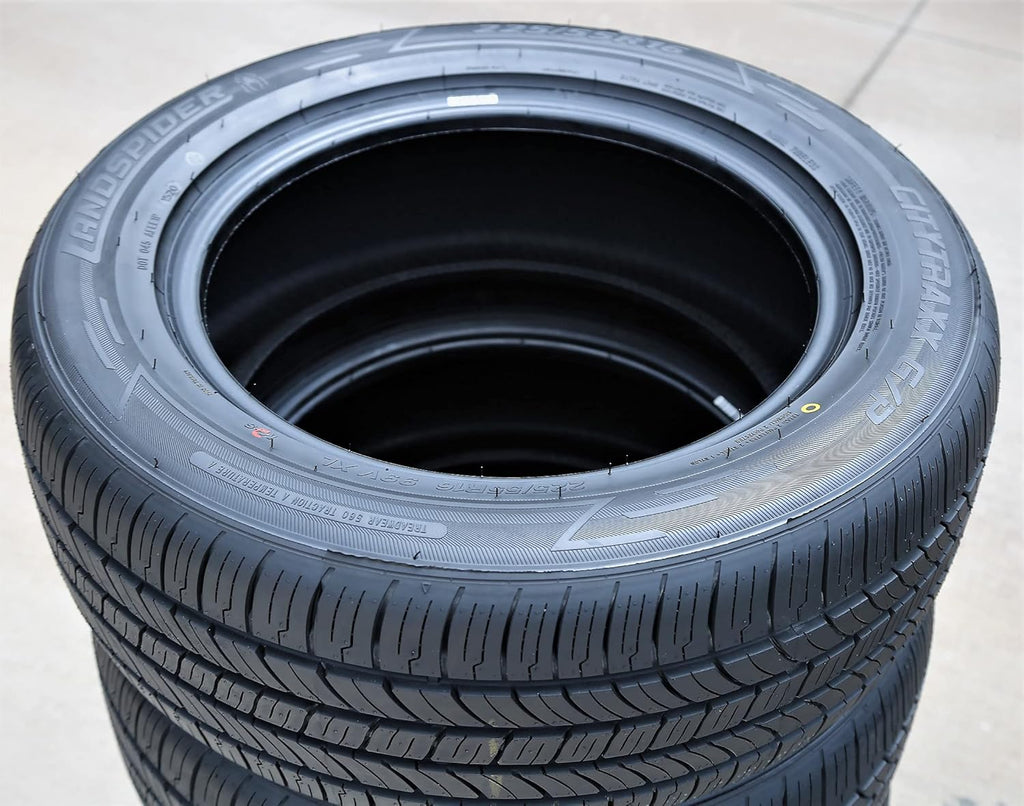 Set of 4 (FOUR) Landspider Citytraxx G/P All-Season Passenger Car Performance Radial Tires-225/55R16 225/55/16 225/55-16 99V Load Range XL 4-Ply BSW Black Side Wall UTQG 560AA