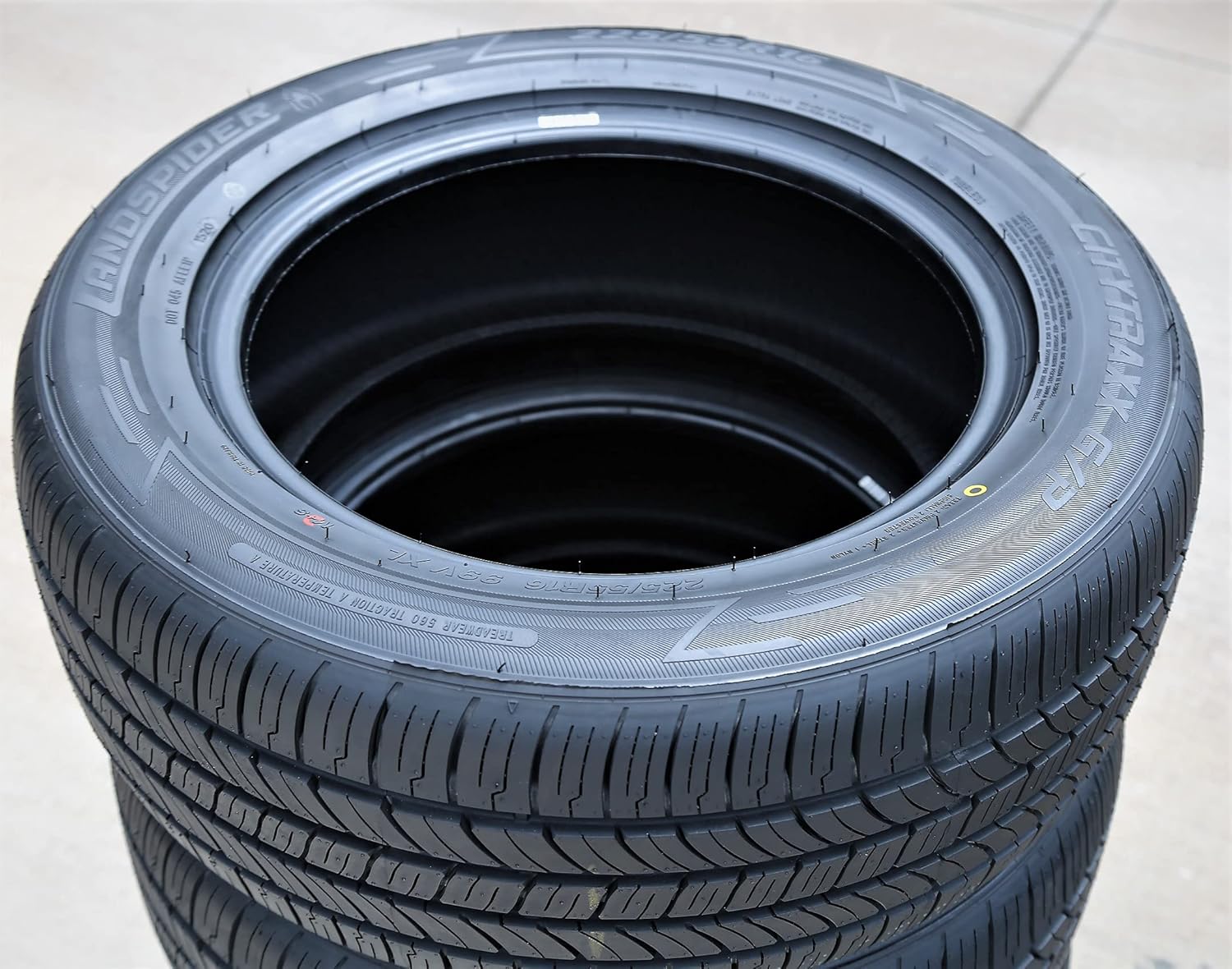 Set of 4 (FOUR) Landspider Citytraxx G/P All-Season Passenger Car Performance Radial Tires-225/55R16 225/55/16 225/55-16 99V Load Range XL 4-Ply BSW Black Side Wall UTQG 560AA