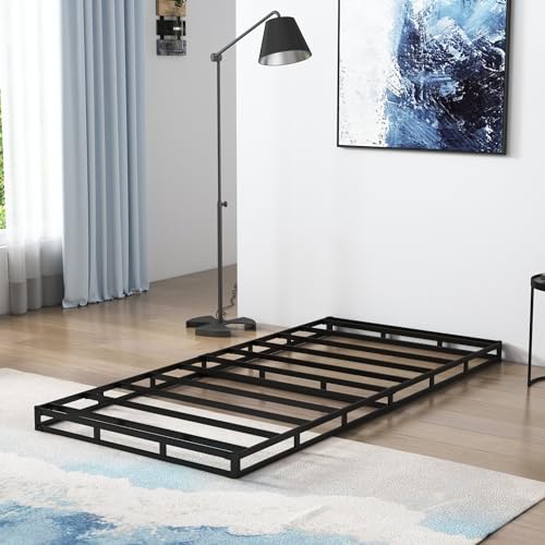 4 Inch Box Spring for Full Bed,Full Size Box Spring Only,Heavy Duty Mattress Foundation,Metal Bed Base,Non-Slip,Easy Assembly