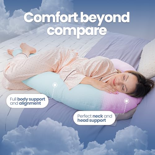Contour Swan Body Pillow w/Pillowcase & Mesh Laundry Bag - As Seen on TV