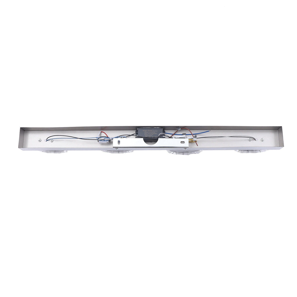 Modern LED Crystal Mirror Light Front Wall Lamp Bathroom Vanity Light Fixture for Bathroom, Mirror-front