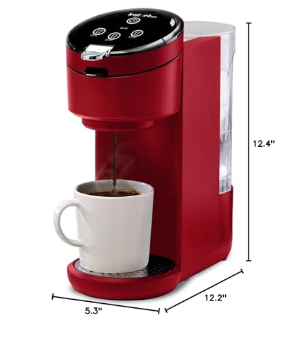 Instant Solo Single Serve Coffee Maker, From the Makers of Instant Pot, K-Cup Pod Compatible Coffee Brewer, Includes Bold Setting and 40oz. Water Reservoir, Brew 8 to 12oz., Black