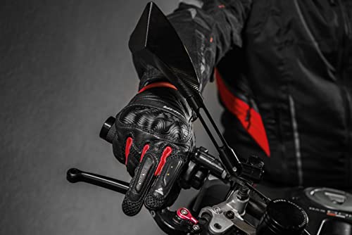 SHIMA Rush Motorcycle Gloves - Breathable Reinforced City Summer Touchscreen Biker Riding Gloves with Protectors
