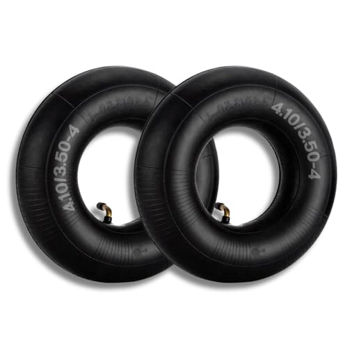 2 Pack 4.80/4.00-8 Heavy Duty Replacement Tire Tube 4.80-8 Tire Inner Tubes For Wheelbarrow wheel barrow Garden Carts Lawn Mowers Tillers Unicycles Agricultural Tiller and More