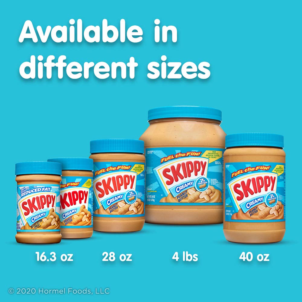 SKIPPY Creamy Peanut Butter, 40 Ounce