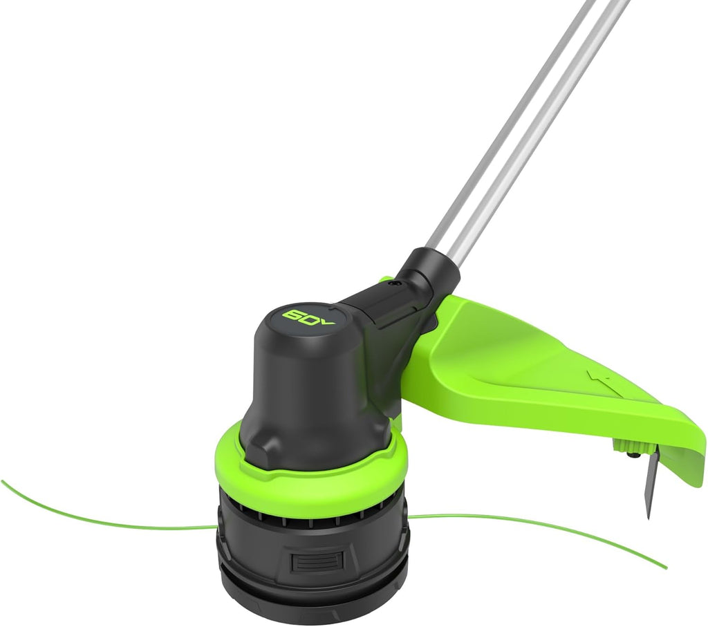 Greenworks Pro 60-Volt Lithium Ion 16-Inch Cordless Brushless Electric String Trimmer; Battery and Charger Not Included, 2134302