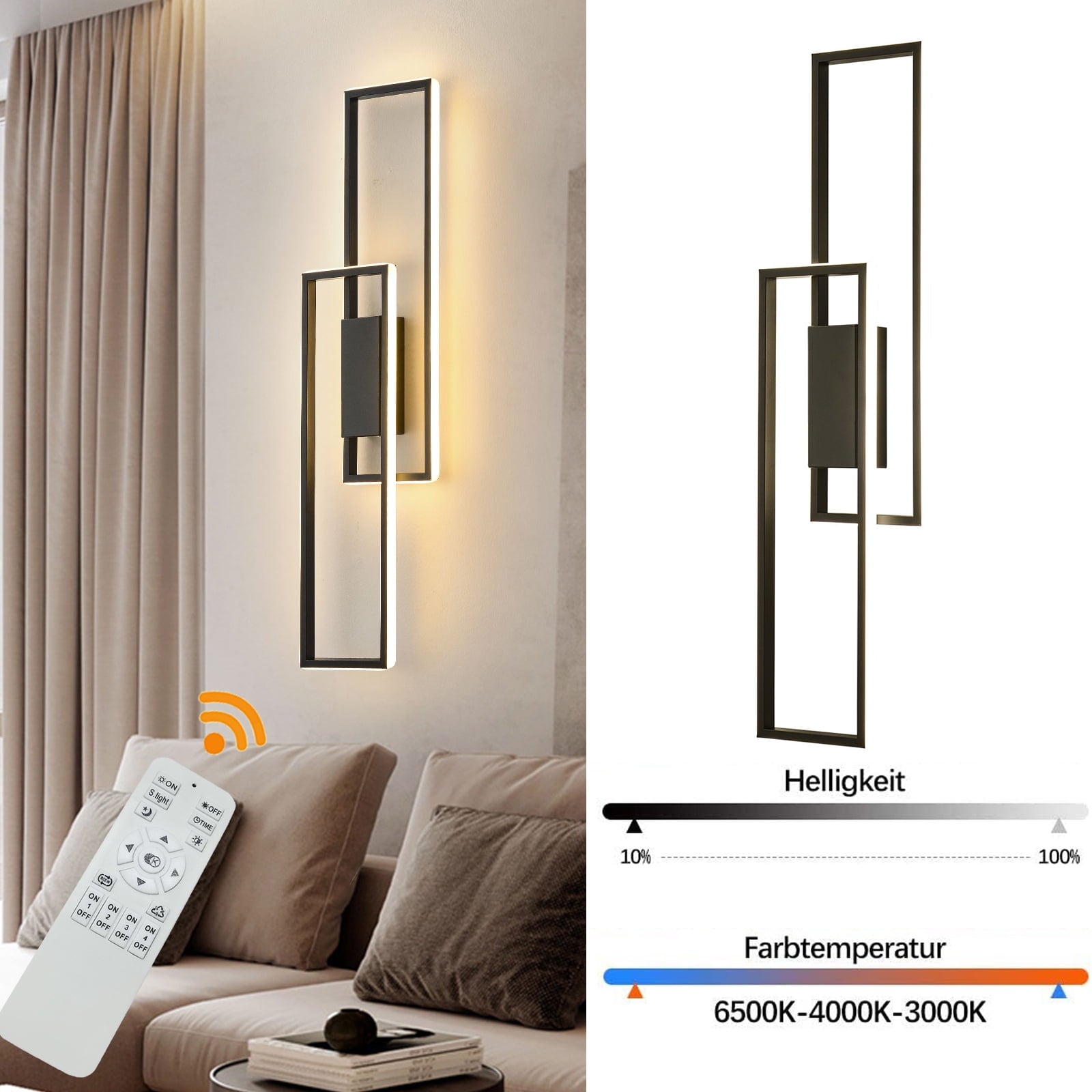 Modern LED Wall Lamp Fixture Sconce Bedroom Bedside Living Hallway Stair light for Bedrooms, Living Rooms