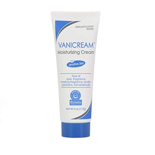 Vanicream Moisturizing Skin Cream Tube for Sensitive Skin, Soothes Red, Irritated, Cracked or Itchy Skin, Dye Free, Fragrance Free, Preservative Free, Dermatologist Tested, 2 Ounce (Pack of 1)