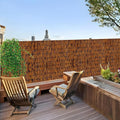 TOOKNIN1 Pack Bamboo Reed Fence 6 Feet High, 6FT X 16.4FT Natural Reed Fencing Privacy Reed Screening for Outdoor, Gallery, Restaurant, Hotel, Patio,Brown