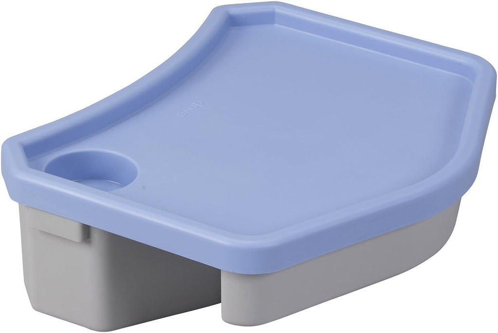 Drive Medical RTL10131 E-Z Walker Caddy with Tray, Gray/Blue