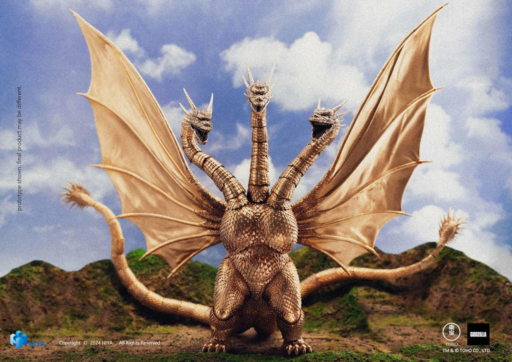 Hiya Toys Godzilla vs. King Ghidorah - King Ghidorah Exquisite Basic Series Previews Exclusive Action Figure