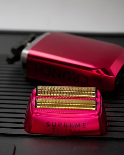 SUPREME TRIMMER Foil Shaver STF602 | Men's Electric Razor for Men (150 Min Runtime) Waterproof Shaver Barber use | Crunch (Upgraded Motor) Black