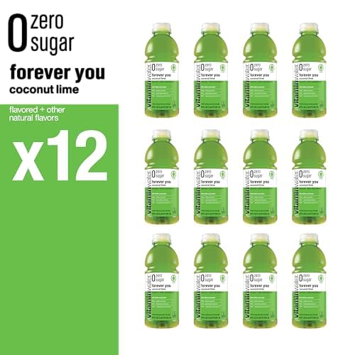 vitaminwater zero forever you nutrient enhanced water w/vitamins, coconut-lime, 20 fl oz, 12 Pack