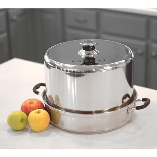 Steam Canner with Temperature Indicator (Stainless Steel Steam Canner)