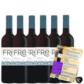 Sutter Home Fre Merlot Non-Alcoholic Red Wine Experience Bundle with Phone Grip, Seasonal Wine Pairings & Recipes, 750ML btls, 6-Pack
