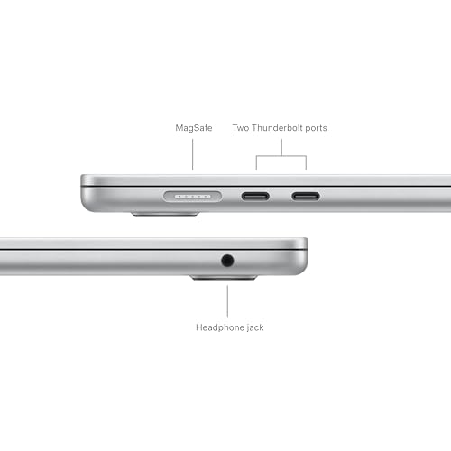 Apple 2024 MacBook Air 15-inch Laptop with M3 chip: 15.3-inch Liquid Retina Display, 8GB Unified Memory, 256GB SSD Storage, Backlit Keyboard, Touch ID; Midnight