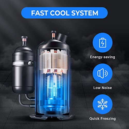 Commercial Ice Cream Maker, 1800W 3 Flavors Soft Serve Ice Cream Machine, 25L/H Yield 5.3 to 7.4Gallon per Hour PreCooling at Night Auto Clean LCD Panel for Restaurants Snack Bar, Sliver