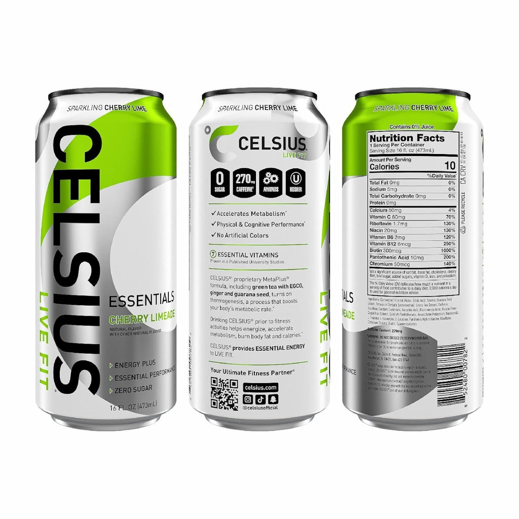 Celsius Essentials Cherry Limeade 16oz