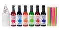 12.7oz Snow Cone Syrups (6 Pack W/Cups/Straws)