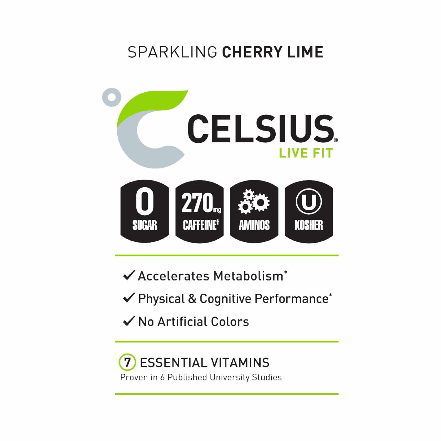 Celsius Essentials Cherry Limeade 16oz