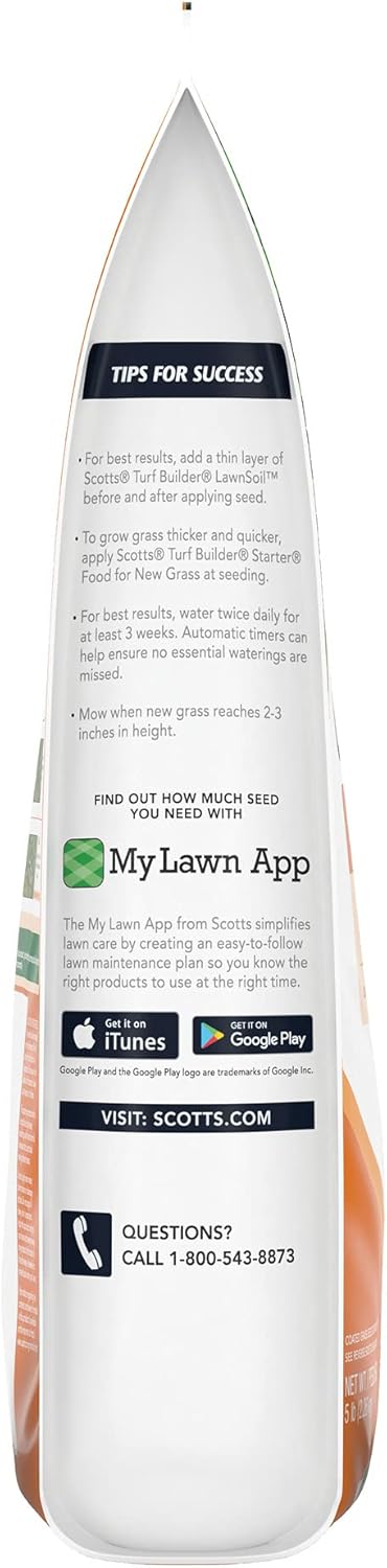 Scotts Turf Builder Grass Seed Bermudagrass, Mix for Full Sun, Built to Stand Up to Heat & Drought, 5 lbs.