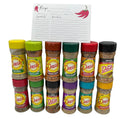 Mrs. Dash Salt Free Seasoning Blends Variety Bundle Pack - 12 Flavor Variety With June Street Market Blank Recipe Card