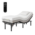 Twin Adjustable Bed Frame, Wireless Remote Control, Whisper Quiet Durable Motor, Independent Head and Foot Incline, Fabric Covered, Zero Gravity,adjustable bed frame twin XL Size