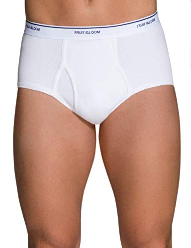 Fruit of the Loom Men's Basic White Brief Multipack