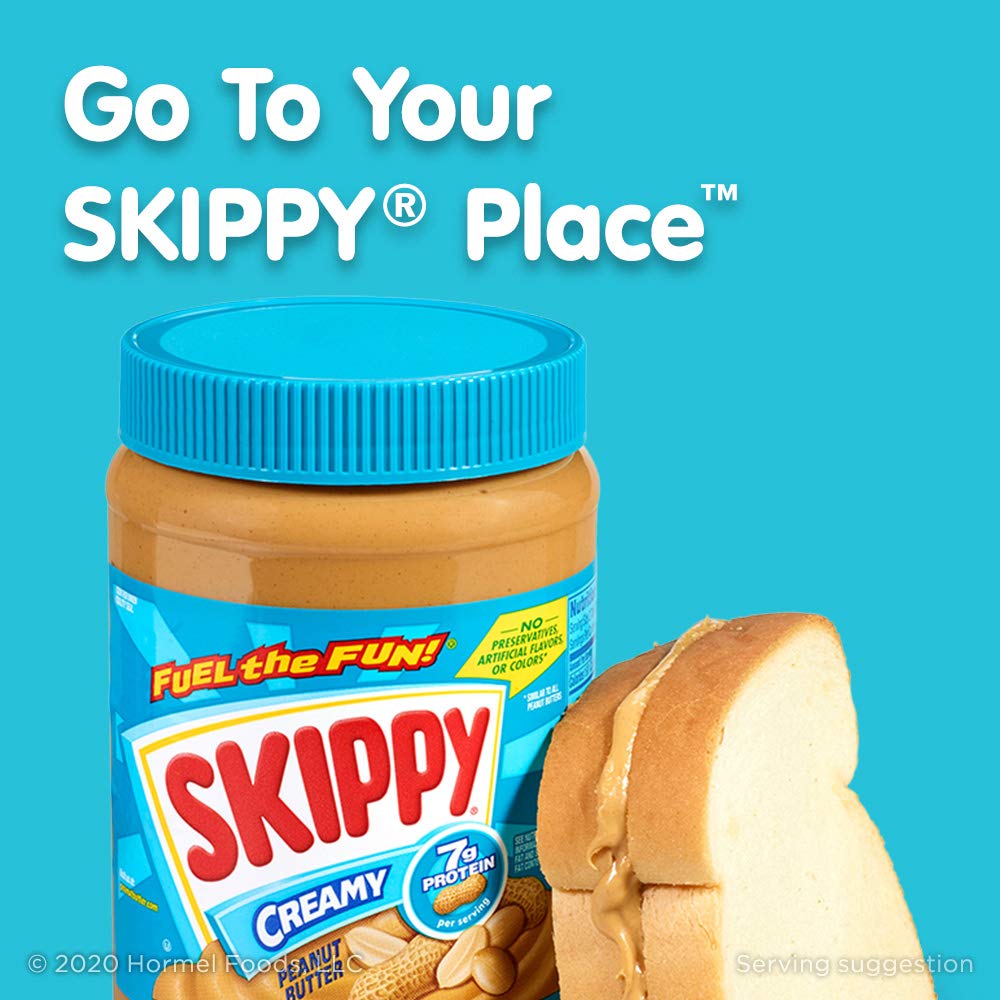 SKIPPY Creamy Peanut Butter, 40 Ounce