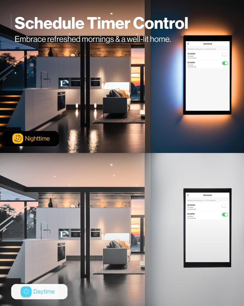 Sunco Lighting BR30 Alexa Smart Flood Light Bulb, Color Changing LED Recessed WiFi Bulb 8W, RGB CW, Dimmable, 650 LM, Compatible with Alexa & Google Assistant, E26 Base, No Hub Required, 10 Pack