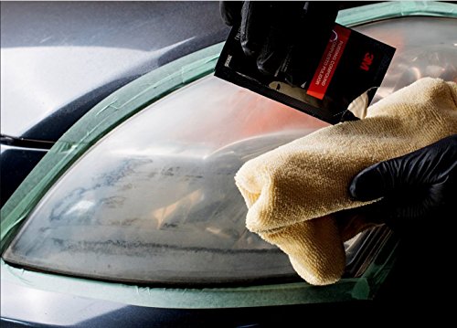 3M Quick Headlight Clear Coat, Cleans and Prevents Lens Yellowing, 39173, 1 Kit