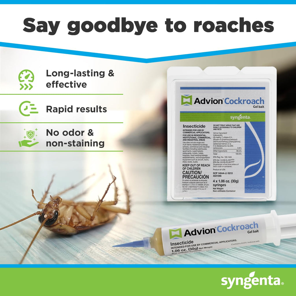 syngenta Advion Roach Gel-2 boxes (8 tubes) UNI1017