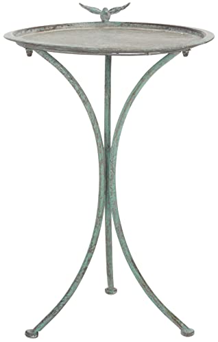 Safavieh PAT5025A Outdoor Collection Kensi Pearl White 29-inch Bird Bath