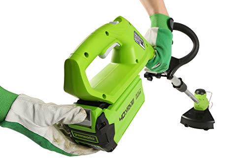 Greenworks 40V 12" TORQDRIVE™ String Trimmer, 2Ah USB Battery and Charger Included ST40B212